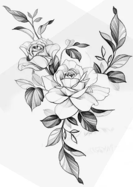 flowers tattoo