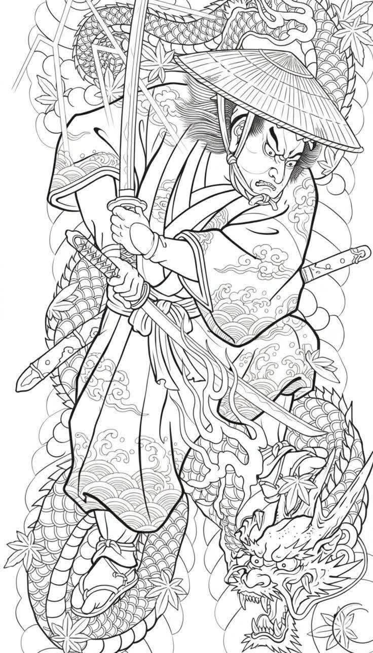 900+ ý tưởng hay nhất về Samurai tattoo trong 2026