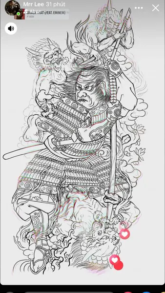 900+ ý tưởng hay nhất về Samurai tattoo trong 2026