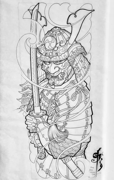 900+ ý tưởng hay nhất về Samurai tattoo trong 2026