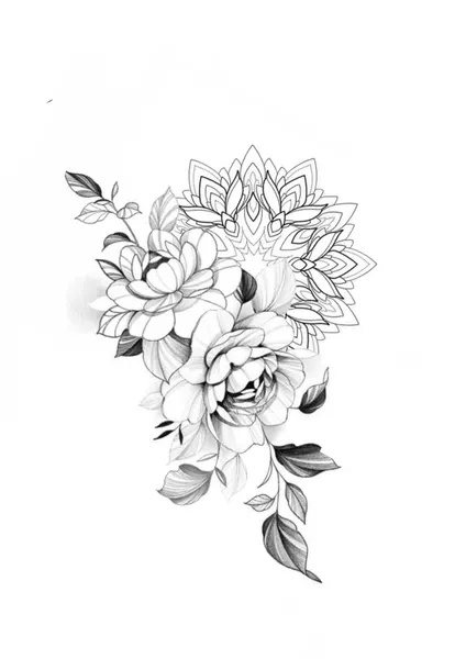 flowers tattoo
