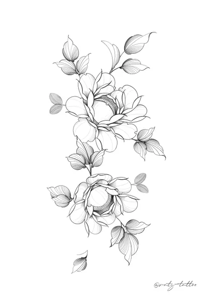 flowers tattoo