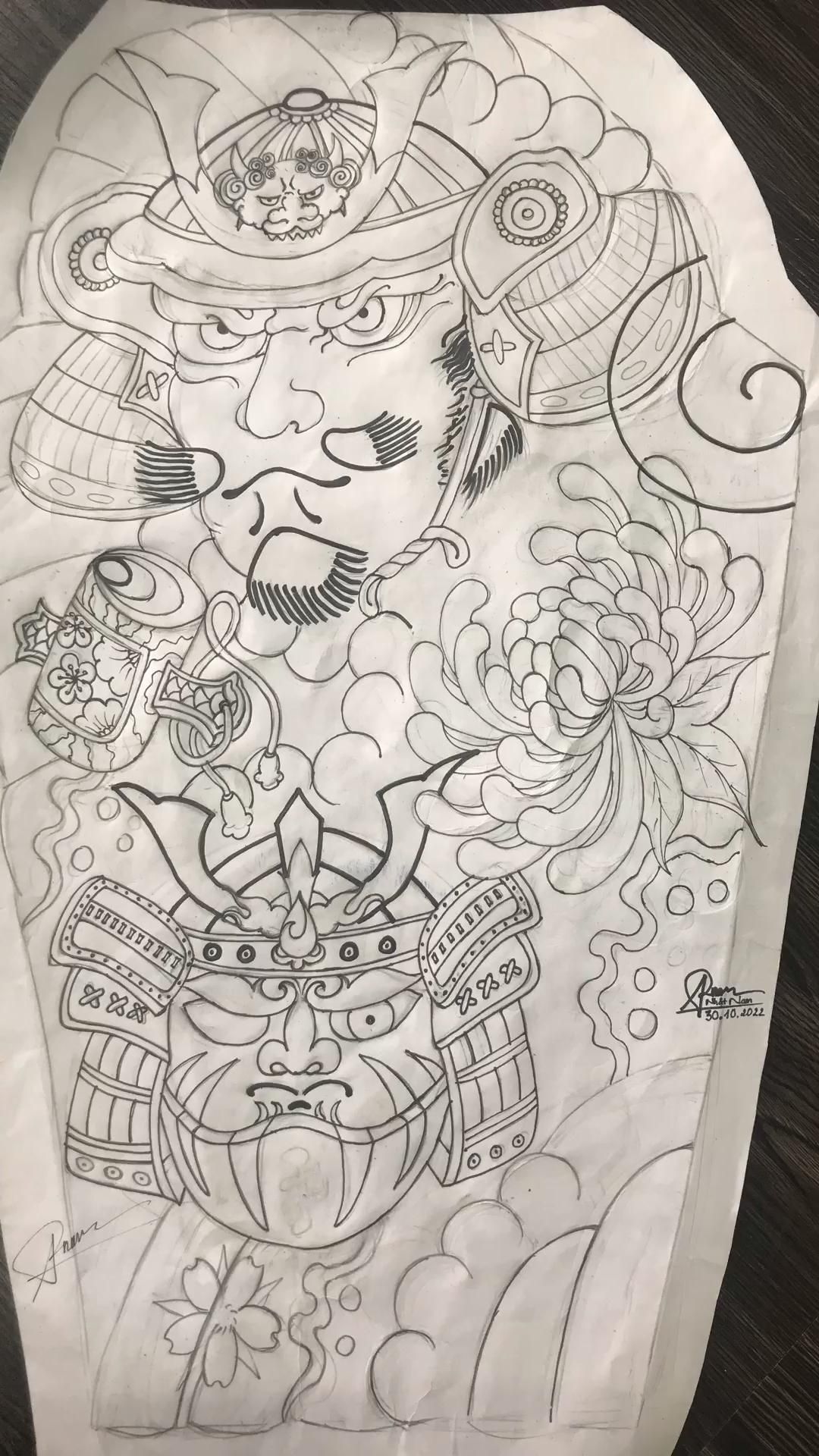 900+ ý tưởng hay nhất về Samurai tattoo trong 2026