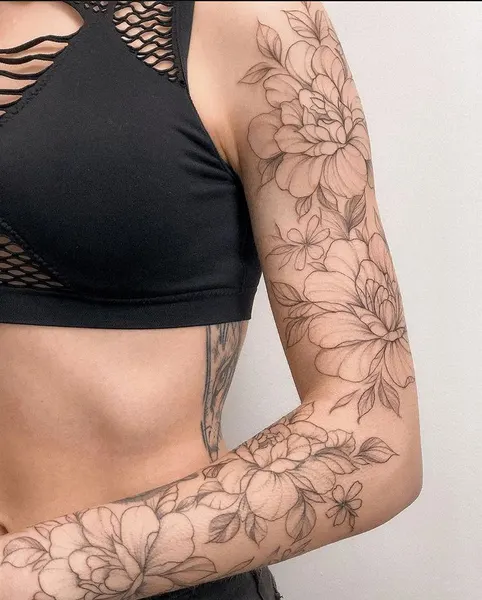 flowers tattoo