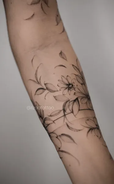 Flower, Rose, 아이리스, 실루엣
