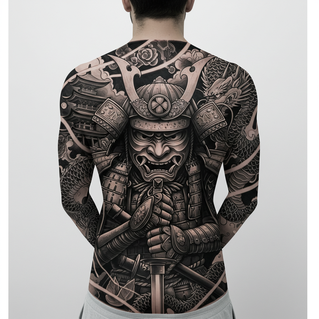 900+ ý tưởng hay nhất về Samurai tattoo trong 2026