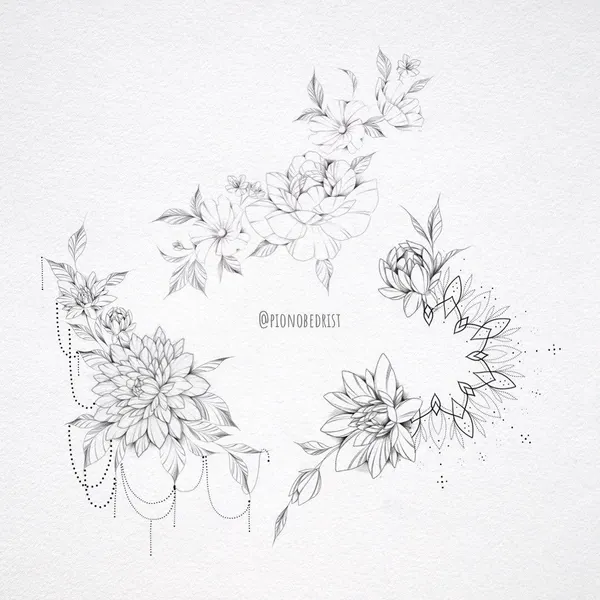 flowers tattoo