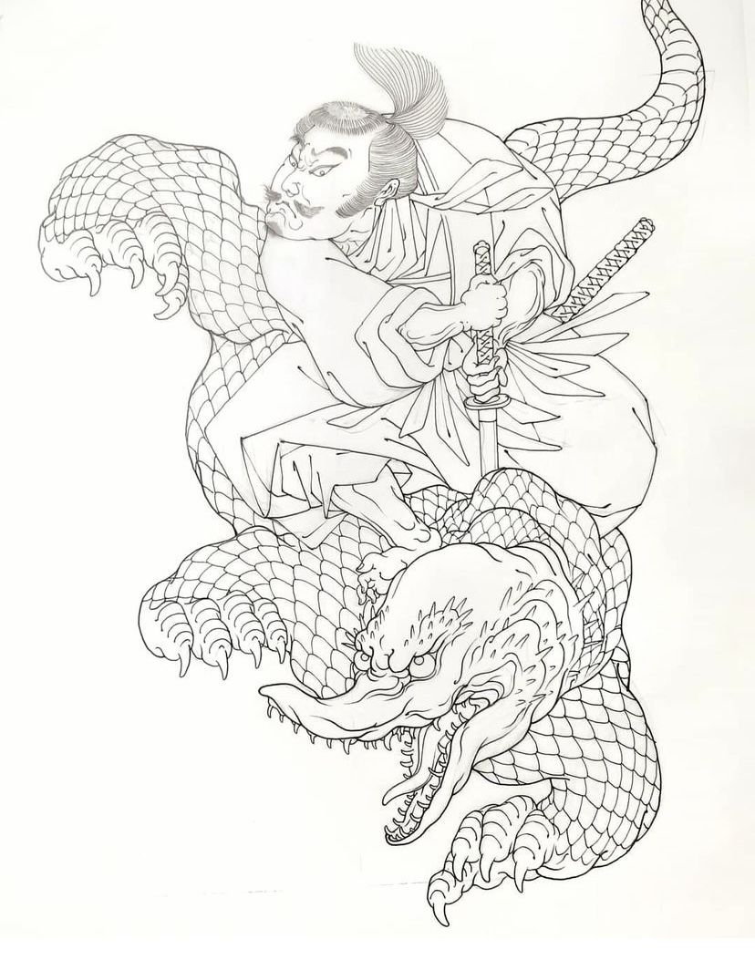 900+ ý tưởng hay nhất về Samurai tattoo trong 2026