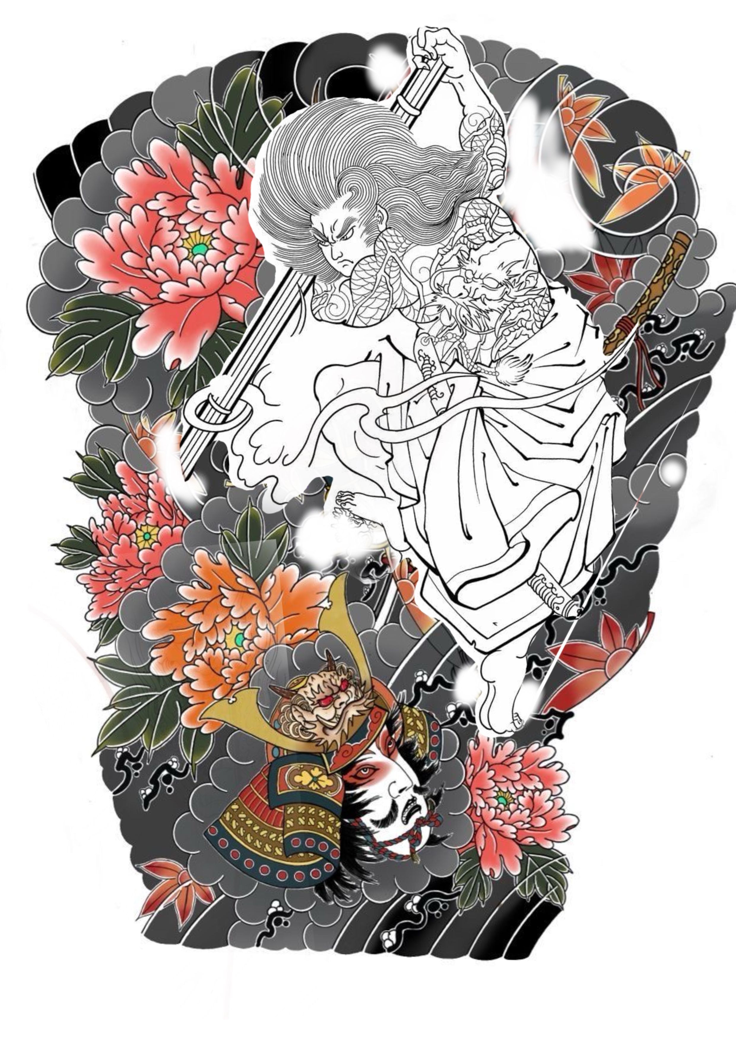 900+ ý tưởng hay nhất về Samurai tattoo trong 2026