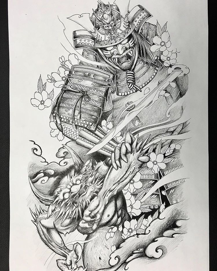 900+ ý tưởng hay nhất về Samurai tattoo trong 2026