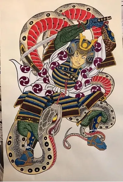 900+ ý tưởng hay nhất về Samurai tattoo trong 2026