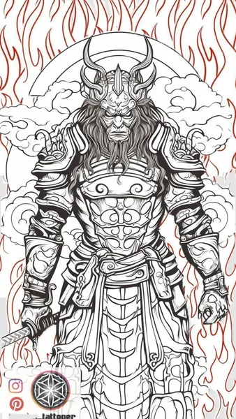 900+ ý tưởng hay nhất về Samurai tattoo trong 2026