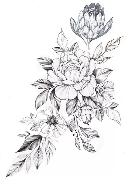 flowers tattoo