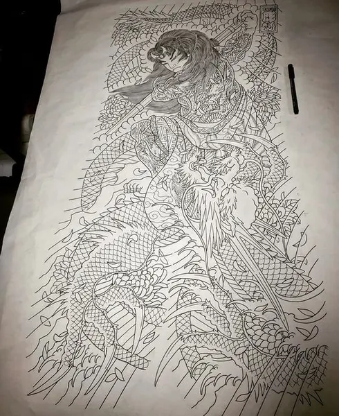 900+ ý tưởng hay nhất về Samurai tattoo trong 2026