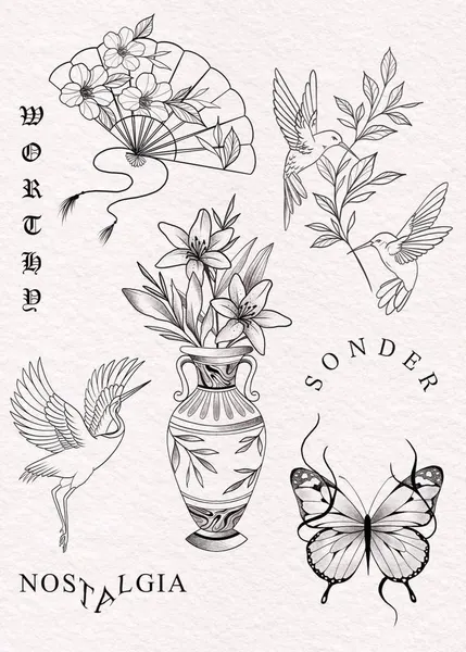 flowers tattoo