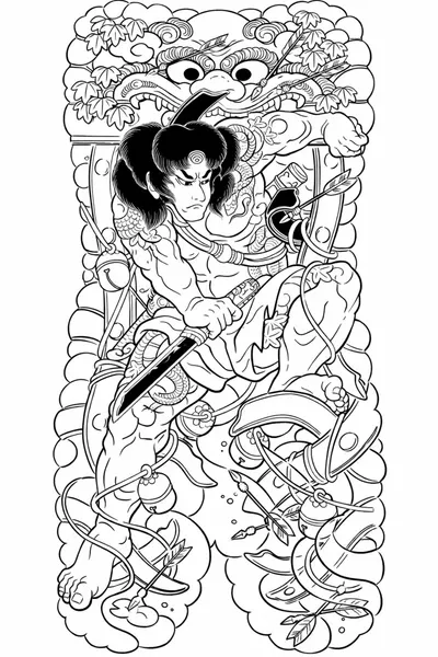 900+ ý tưởng hay nhất về Samurai tattoo trong 2026