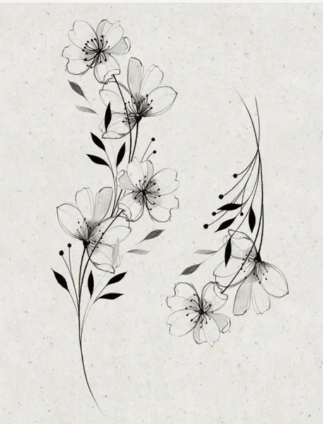 flowers tattoo