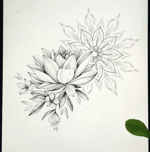 flowers tattoo