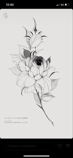 flowers tattoo