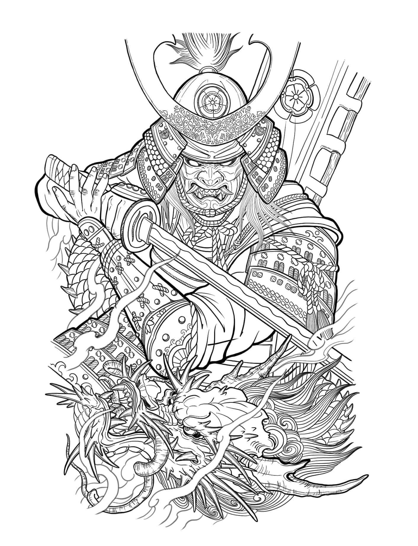 900+ ý tưởng hay nhất về Samurai tattoo trong 2026