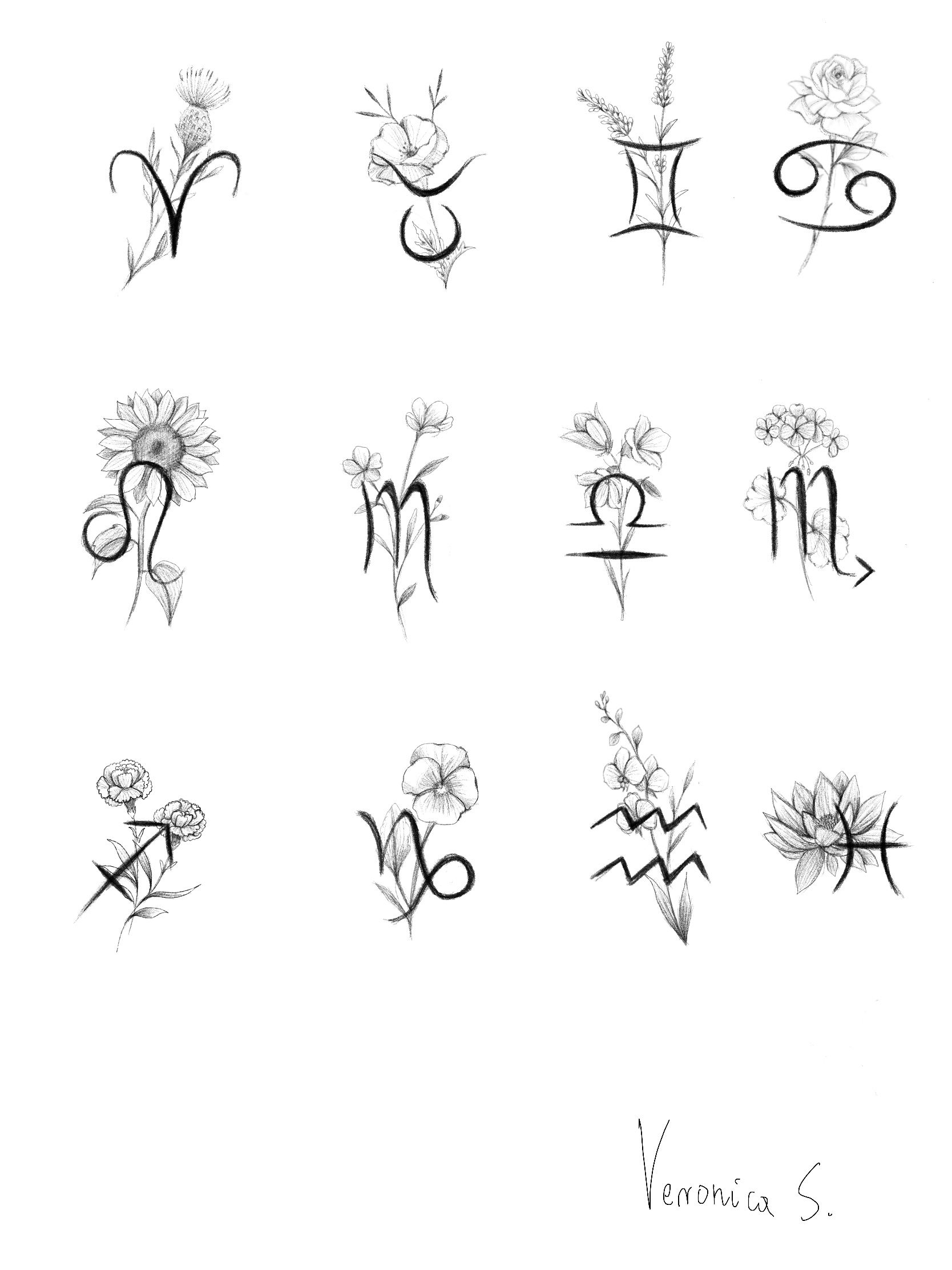 flowers tattoo