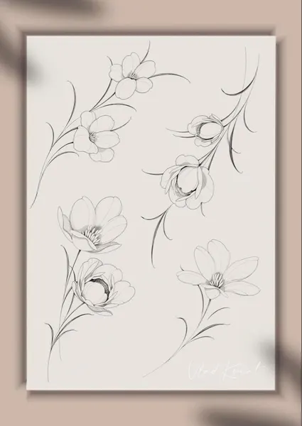 flowers tattoo