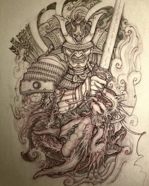900+ ý tưởng hay nhất về Samurai tattoo trong 2026