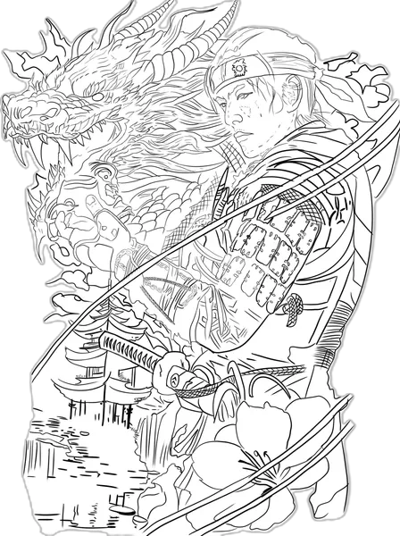 900+ ý tưởng hay nhất về Samurai tattoo trong 2026