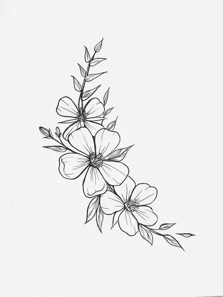 flowers tattoo
