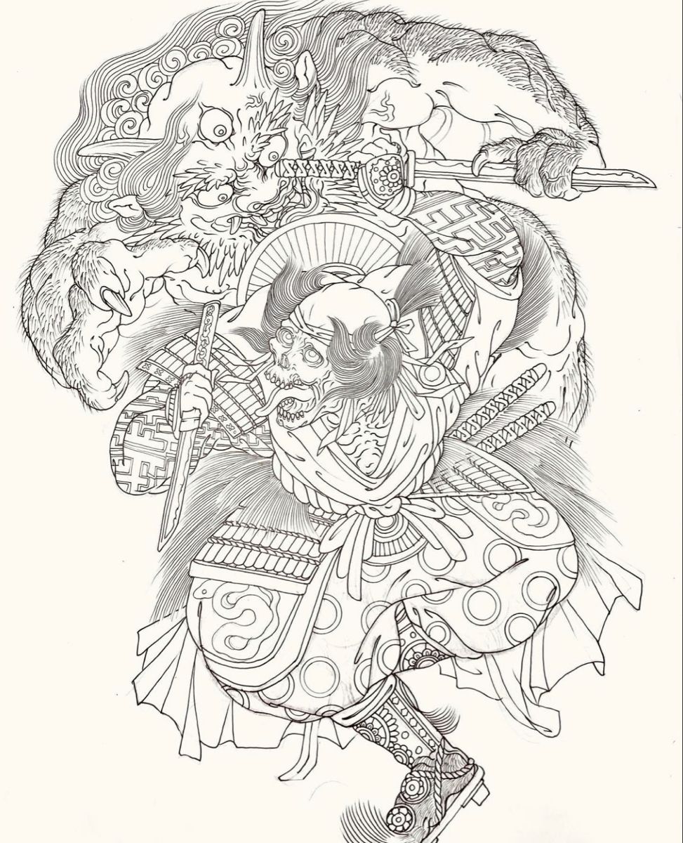 900+ ý tưởng hay nhất về Samurai tattoo trong 2026