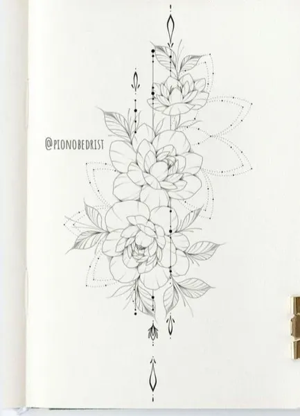flowers tattoo