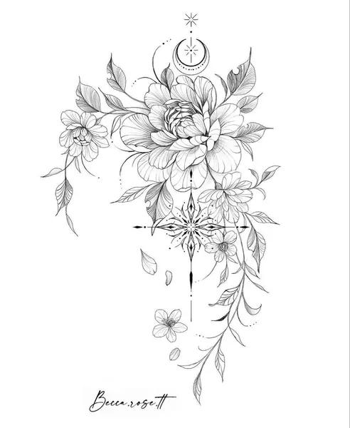 flowers tattoo