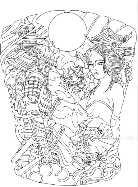 900+ ý tưởng hay nhất về Samurai tattoo trong 2026