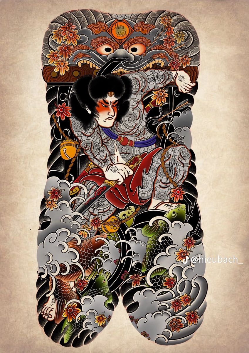 900+ ý tưởng hay nhất về Samurai tattoo trong 2026