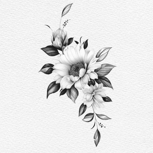 flowers tattoo