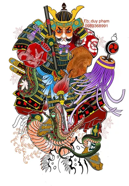 900+ ý tưởng hay nhất về Samurai tattoo trong 2026