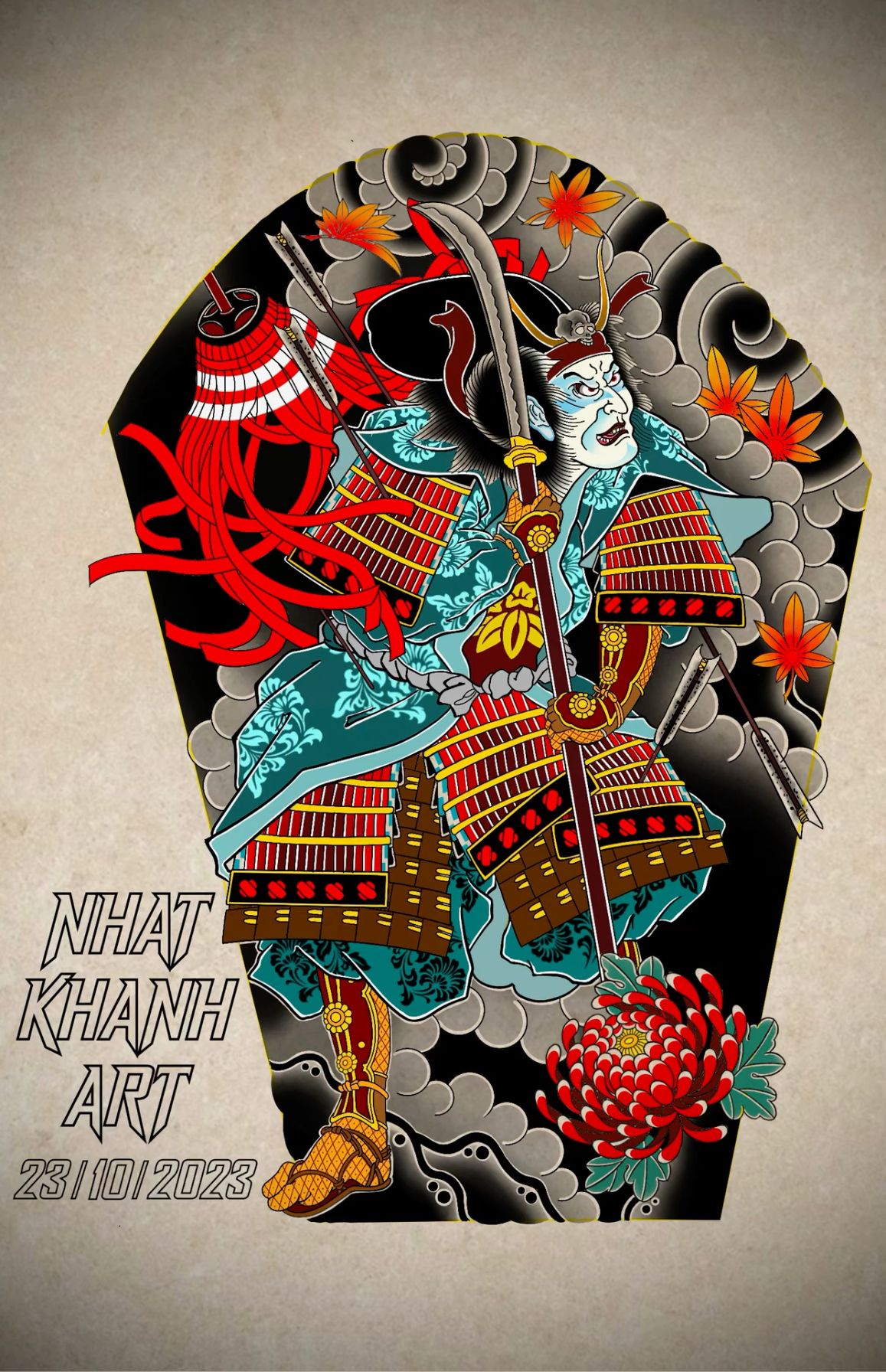 900+ ý tưởng hay nhất về Samurai tattoo trong 2026