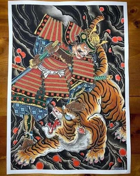 900+ ý tưởng hay nhất về Samurai tattoo trong 2026