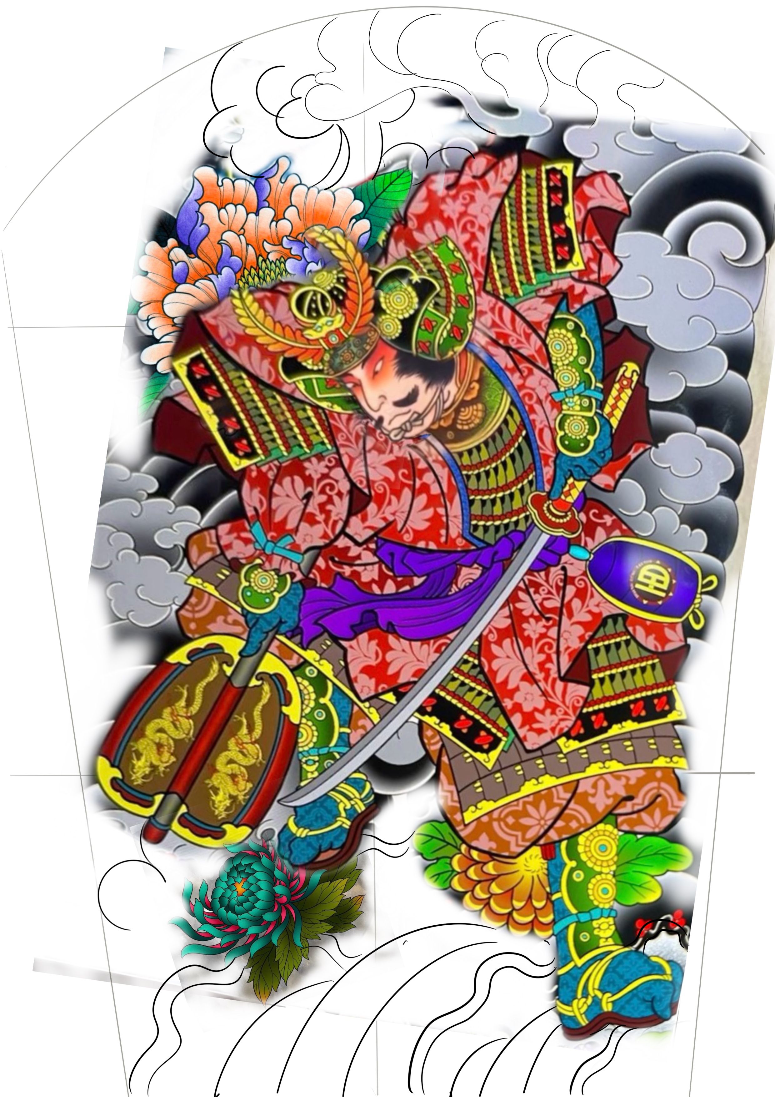 900+ ý tưởng hay nhất về Samurai tattoo trong 2026