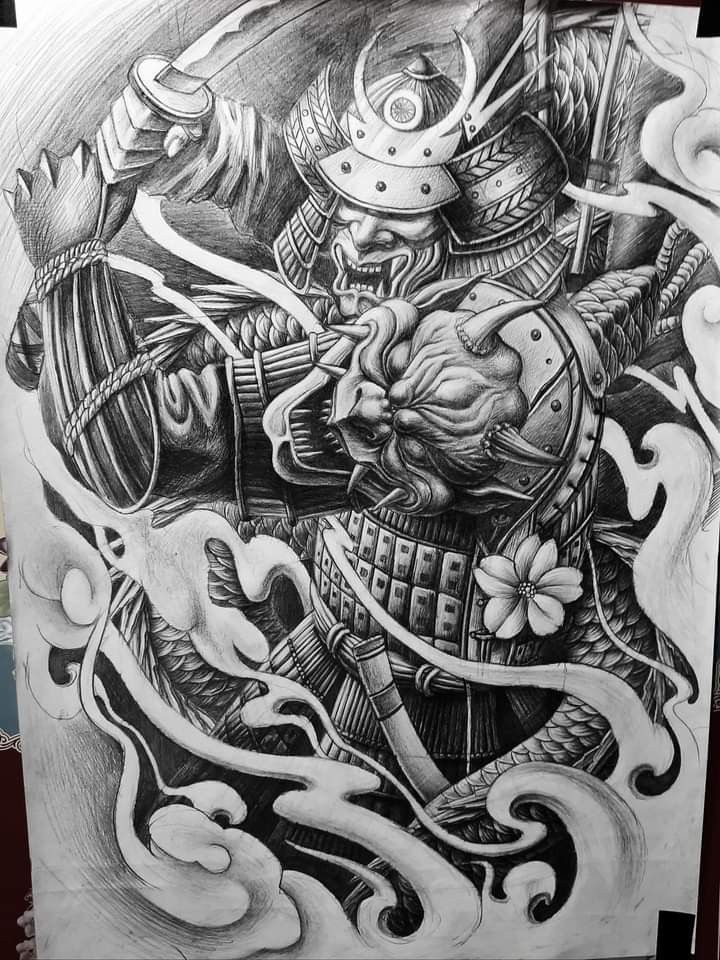 900+ ý tưởng hay nhất về Samurai tattoo trong 2026