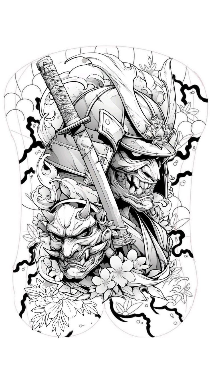 900+ ý tưởng hay nhất về Samurai tattoo trong 2026