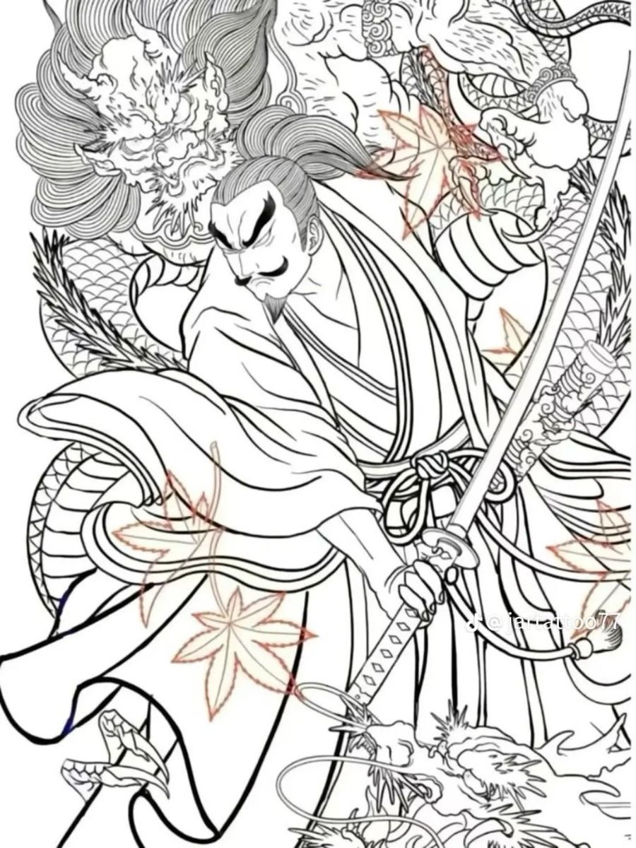900+ ý tưởng hay nhất về Samurai tattoo trong 2026