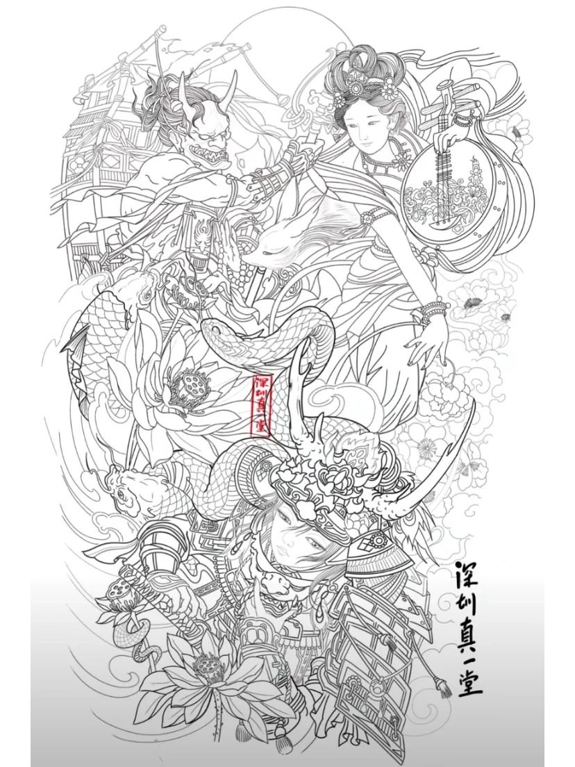 900+ ý tưởng hay nhất về Samurai tattoo trong 2026