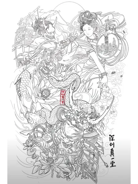 900+ ý tưởng hay nhất về Samurai tattoo trong 2026