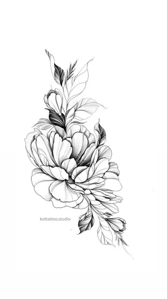 flowers tattoo
