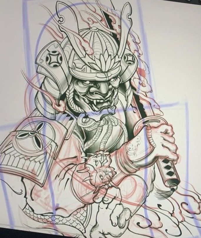 900+ ý tưởng hay nhất về Samurai tattoo trong 2026