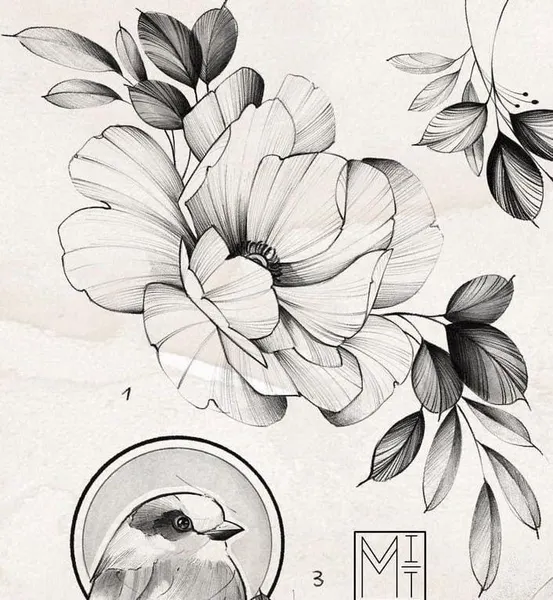 flowers tattoo