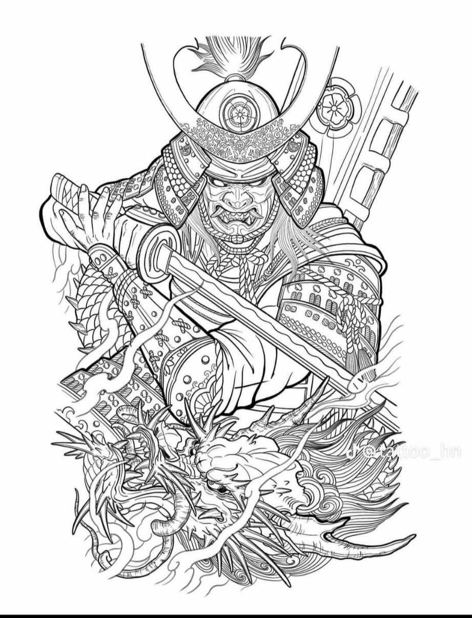 900+ ý tưởng hay nhất về Samurai tattoo trong 2026
