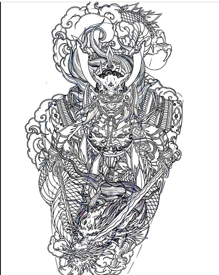 900+ ý tưởng hay nhất về Samurai tattoo trong 2026