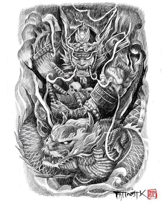 900+ ý tưởng hay nhất về Samurai tattoo trong 2026